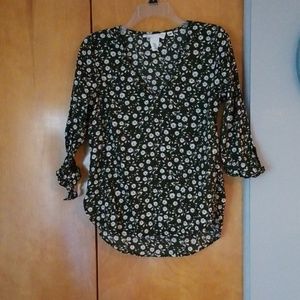 H&M 3/4 sleeve top